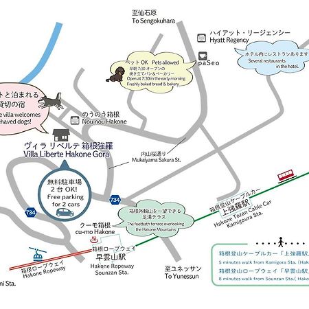 Villa Liberte Hakone Gora Екстериор снимка